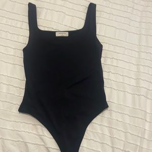 Black Aritzia contour bodysuit